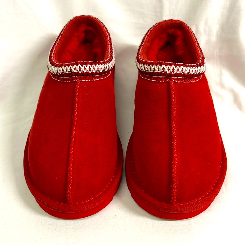 UGG Red Moccasins Cozy Slip-On Shoes